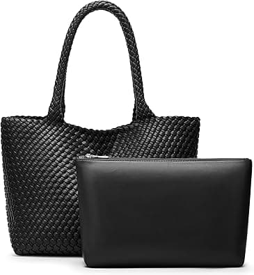 Women Woven Crossbody Bag for Women Vegan leather Satchel Purse on Amazon.ae - Price Tracker