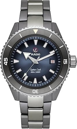 Rado Men's Captain Cook Automatic Watch, Grey, Sports on Amazon.ae - Price Tracker