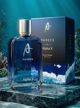 Alpha X Rahees Men's Eau de Parfum, 100 ml | Long-Lasting Perfume for Men with Sandalwood, Patchouli, Pink Pepper & Vanilla Notes | Fresh Luxury Fragrance | Ideal Gift for Men على Amazon.ae - متتبع الأسعار