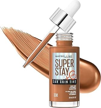 Maybelline Super Stay Up to 24HR Skin Tint, Radiant Light-to-Medium Coverage Foundation, Makeup Infused With Vitamin C, 338, 1 Count on Amazon.ae - Price Tracker