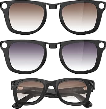 HiBloks 2Pack Polarized Gradient Clip Set for Ray-Ban Meta Wayfarer Gen 1 & 2 RW4006/4012, Shiny Frame on Amazon.ae - Price Tracker