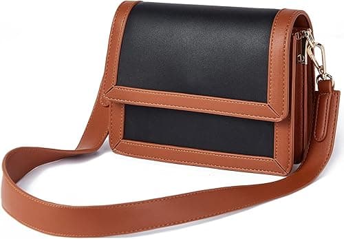 Telena Women's Shoulder Bag, Vegan Leather Crossbody Bag for Women with Adjustable Strap on Amazon.ae - Price Tracker