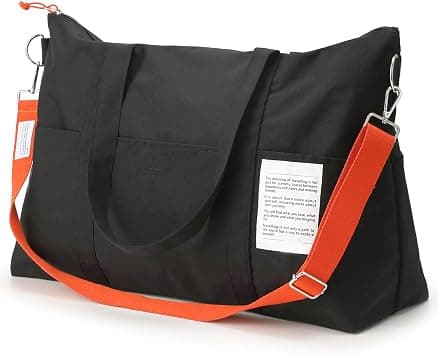 Azonee Stylish Weekender Bags for Men & Women, Large Travel Duffle with Luggage Handle Sleeve, Ideal for Overnight, Hospital, and Travel Use on Amazon - Best Deal Finder
