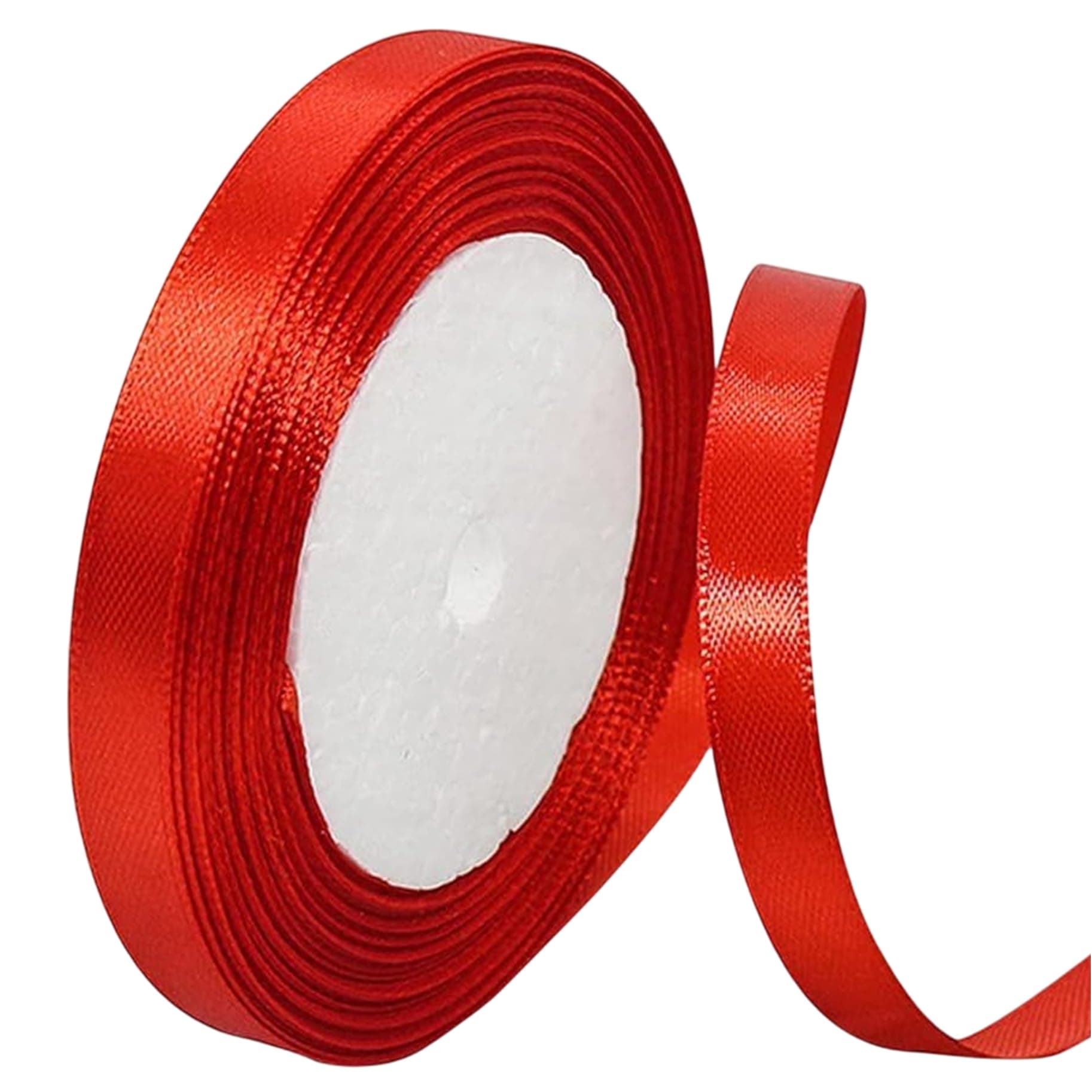 Share the love 12mm Satin Ribbon - 25 Yards Length - Red - Smooth & Shiny Crafting Ribbon for Gift Wrapping, Decorations, DIY & Sewing on Amazon.ae - Price Tracker