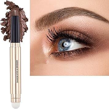 Brown Eyeshadow Stick Matte Cream Smooth Eyeshadow Pencil, Hypoallergenic Waterproof Long Lasting Eye shadow Dark Single Neutral, Multi-Dimensional eyes Look (17# Matte brown) on Amazon.ae - Price Tracker