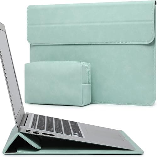HYZUO 13 Inch Laptop Case Sleeve with Stand for 2026-2018 MacBook Air 13 M5 M4 M3 M2 M1, 2026 13" MacBook Neo, 2026-2016 MacBook Pro 13 M2 M1, iPad Pro/Air 13, Surface Pro 12-3, XPS 13, Mint Green on Amazon.ae - Price Tracker