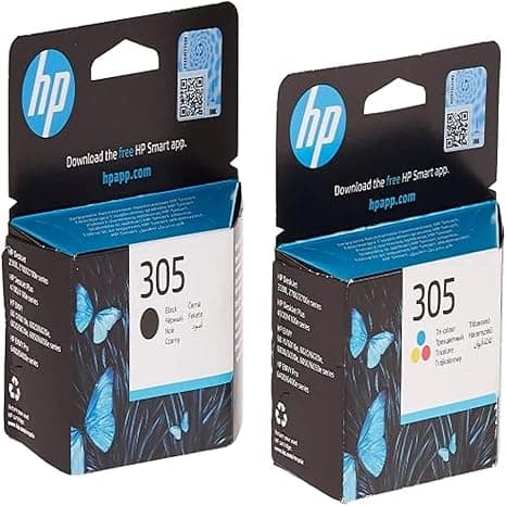 305 Black Original Ink Cartridge Black (1) + HP 305 Tri-color Original Ink Cartridge(1) (3YM61AE/3YM60AE) | Works with HP DeskJet 2700, 2730, 4100 Printers Black/MulticolorBlack/Multicolor on Amazon.ae - Price Tracker