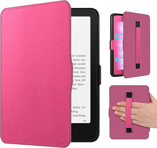 FINTIE Case Compatible with 7" Kindle Paperwhite(12th Generation) and Kindle Colorsoft/Paperwhite Signature Edition 2025/2024, Lightweight Case with Auto Sleep/Wake, (Magenta) on Amazon.ae - Price Tracker
