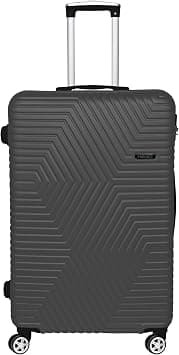 Lightweight Carry On Luggage Travel Trolley - Hardshell Hand Carry Spinner Luggage For Travel | ABS Luggage With 4 Spinner Wheels 23 Inches (51 Cm) Grey on Amazon.ae - Price Tracker