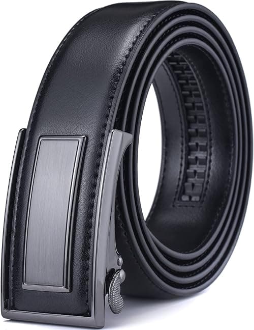 Men’s Belt Beltox Ratchet Dress Leather Buckle Belt Black Brown Blue 1 3/8” Gift Box on Amazon.ae - Price Tracker
