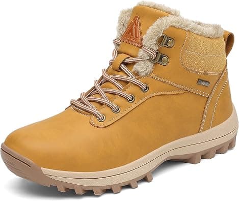 Mishansha Men's Winter Snow Boots Fur Shoes Warm Padded Trekking Boots 36-48 on Amazon.ae - Price Tracker