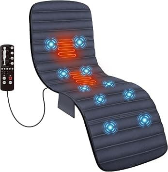Comfier Full Body Massage Mat with Heat-Back Massage Chair Pad with 10 Vibration Motors & 2 Therapy Heating Pad with Auto Shut Off,Heated Massage Mattress Pad for Back Pain Relief on Amazon.ae - Price Tracker