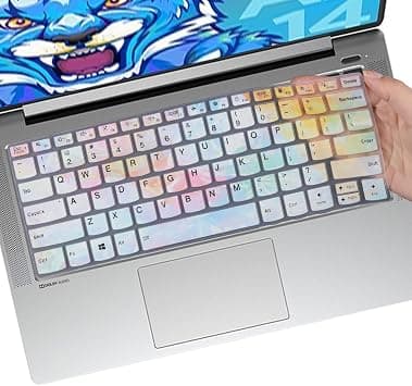 Keyboard Cover for Lenovo Yoga 5i 7i 9i 14" 2-in-1, Lenovo Flex 5 14", Ideapad 5 14", Lenovo Silm 7 9 14", IdeaPad Flex 5 5i 14, IdeaPad Slim 5i 7i Pro, ThinkBook 14 14s G2 G3 Keyboard Cover-Color on Amazon.ae - Price Tracker