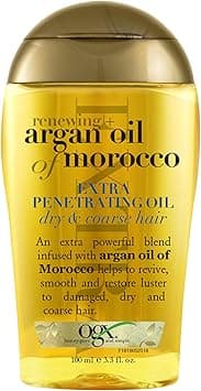 Ogx Argan Oil Of Morocco Extra Penetrating For Renewing Plus Dry And Coarse Hair, 100ml, on Amazon.ae - Price Tracker