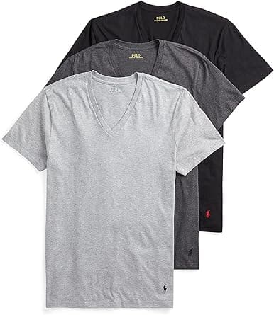 Polo Ralph Lauren mens Rcvnp3 Classic Fit W/Wicking 3-pack V-necks on Amazon.ae - Price Tracker