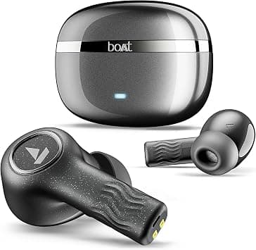 boAt Nirvana Ion ANC, Active Noise Cancellation(~32dB), 120Hrs Battery, App Support, Crystal Bionic Sound, 4Mics ENx, v5.3 Bluetooth TWS in Ear Earbuds Wireless Earphones with mic (Crystal Black) on Amazon.ae - Price Tracker
