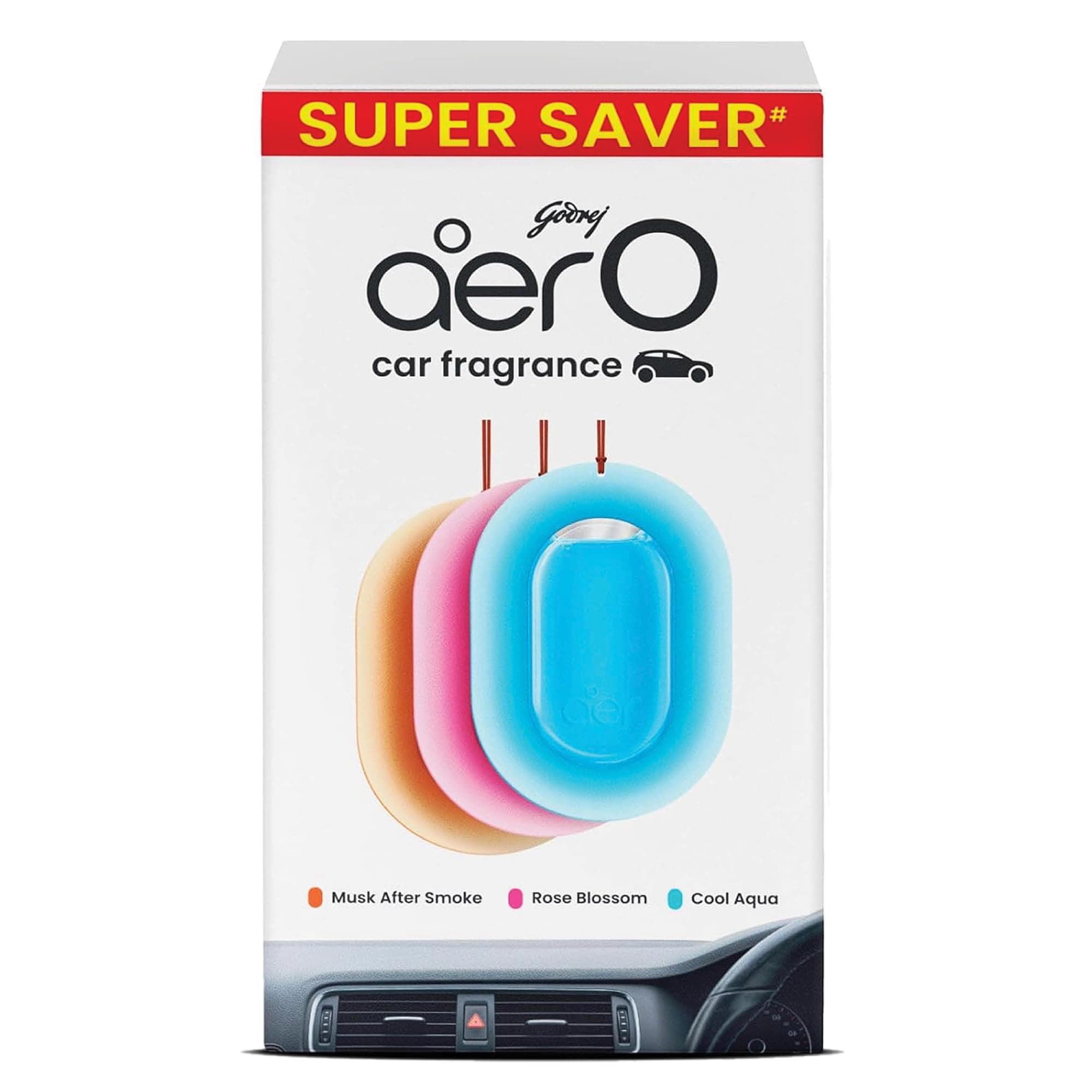 Godrej Aer O – Hanging Car Air Freshener – Assorted Pack of 3 (22.5g) | Gel Lasts up to 30 days | Car Accessories on Amazon.ae - Price Tracker