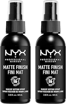 NYX PROFESSIONAL MAKEUP Makeup Setting Spray - Matte Finish (Pack Of 2), Vegan Formula (Packaging May Vary) on Amazon.ae - Price Tracker