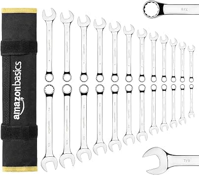 Amazon Basics Combination Wrench Set - Metric and SAE, 24-Piece - Amazon.sa Price Tracker