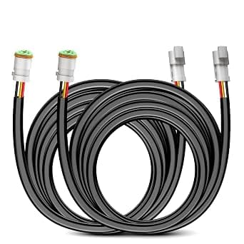 Nilight 2PCS 16 AWG 10 Feet 3 Pin DT Connector Wiring Harness Extension Kit Plug and Play for Dual Light Mode Off Road LED Pod Light Bar DRL Driving Auxiliary Reverse Boat Light, 2 Year Warranty on Amazon.ae - Price Tracker