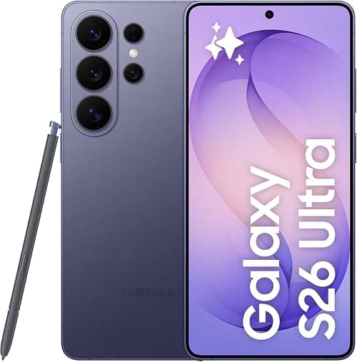Samsung Galaxy S26 Ultra Cobalt Violet, 512GB Storage,AI Phone, 12GB RAM,Customized AP,Privacy Display, Photo Assist,5000mAh Battery, 2 Year Extended Warranty (UAE Type Approved)(Amazon Exclusive) on Amazon.ae - Price Tracker