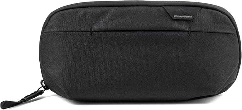 Peak Design Wash Pouch, Weatherproof Travel Toiletry Bag, Upright or Hanging Kit with Pockets, Magnetic Toothbrush Pocket, Wide UltraZip Opening, Toiletry Bag for Men and Women, Black, Small, Modern on Amazon - Best Deal Finder