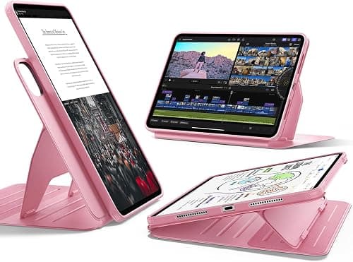 ESR for iPad Pro 11 Inch Case M2(2024), Rotating Case with Removable Magnetic Cover, Adjustable Portrait/Landscape Stand with Raised Screen View, 9 Standing Angles, Shift Series, Pink | Removable Magnetic Cover with Pencil Charging & Storage, Adjustable Portrait/Landscape Stand, 9 Standing Angles, Shift Series on Amazon.ae - Price Tracker