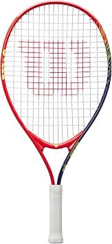 Wilson Slam Junior 23 Boys Tennis Racket Red/Yellow Strung 205g L - متتبع أسعار Amazon.sa
