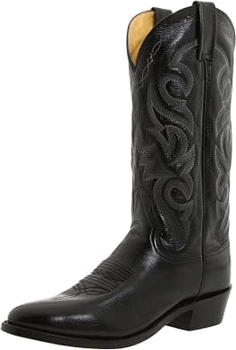 Dan Post Mens Milwaukee Embroidered Narrow Round Toe Casual Boots Mid Calf - Black on Amazon.sa - Price Tracker