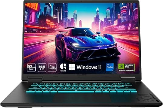 GIGABYTE - Gaming A16 Gaming Laptop - 165Hz 1920x1200 WUXGA - NVIDIA GeForce RTX 5070 - Intel i7-13620H - 1TB SSD with 32GB DDR5 RAM - Windows 11 Home AD Gaming A16 CWHI3US864SH on Amazon.ae - Price Tracker