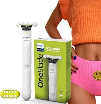 Philips OneBlade Intimate #1 Gynaec Recommended*|2-in-1 Trimmer for Woman|3X Safer Patented Tech|Bikini, Underarm, Private Part, Body trimmer |No post shave irritation, Painless, Waterproof|QP1924/20 on Amazon.ae - Price Tracker
