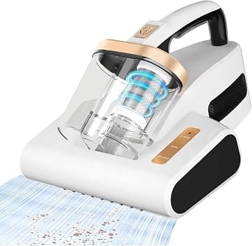 Cordless Mattress Vacuum Cleaner, 20Kpa Handheld Vacuum Cleaner, Mattress Vacuum Cleaner with UV&Ultrasonic, High Heating Tech, Smart Dust Sensor, Handheld Vacuum Cleaner for Pet Hair, Mattress, Dust on Amazon - Best Deal Finder