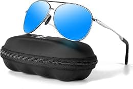 mxnx Aviator Sunglasses for Men Polarized Women UV Protection Lightweight Driving Fishing Sports Unisex glasses MX208 - Amazon.ae Price Tracker