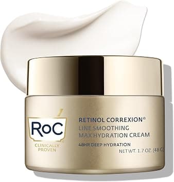 RoC Retinol Correxion Max Daily Hydration Anti-Aging Crème with Hyaluronic Acid, 1.7 Ounces على Amazon.ae - متتبع الأسعار