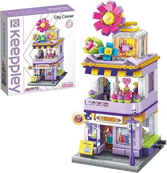 QMAN Girl Building Blocks STEM Toys for 6+ Year Old Kids Fragrance Store Street-View Bricks Toy Educational Creative Building Toys Set Plastic Toy Gift Kits for Kids Boys and Girls (400+ Pieces) - متتبع أسعار Amazon.sa