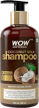 WOW Skin Science Coconut Milk No Parabens, Sulphate, Silicone, Salt & Color Shampoo, 500mL on Amazon.ae - Price Tracker