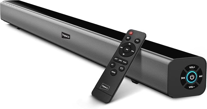 Impex 2.0 Channel Soundbar 30W,With Remote, LED Display, Clear Voice Soundbar Smart Bluetooth Speaker for TV, Bluetooth, USB, HDMI, AUX, Optical - SB 1401 on Amazon.ae - Price Tracker