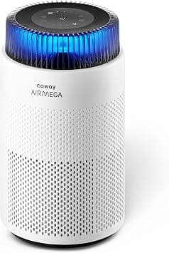 COWAY Air Purifier for Home up to 810 ft² - SleepWell with soothing Mood Lighting and Super Quiet Operation for Bedroom, GreenHEPA, Removes 99.99% Dust, Odours, Allergies, Pet AM100 on Amazon.ae - Price Tracker