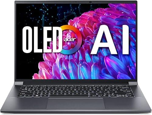 Acer Swift X 14 Laptop | 14.5" OLED 2880 x 1800 120Hz Calman Verified | Unlock AI Experiences | Intel Core Ultra 7 Processor 155H | NVIDIA GeForce RTX 4060 | 16GB LPDDR5X | 1TB SSD | SFX14-72G-77NJ على Amazon.ae - متتبع الأسعار