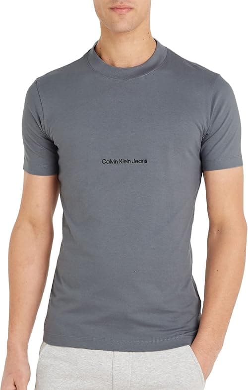 CK JEANS Men's Institutional Logo Slim Tee Institutional Logo Slim Tee on Amazon.ae - Price Tracker