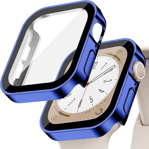 Hard PC Waterproof Case for Apple Watch Case 42mm 46mm 40mm 44mm 41mm 45mm, Built-in Tempered Glass Screen Protector, Ultra-Thin HD Full Protective Cover for iWatch Series 11 10 9 8 7 6 5 4 SE 3/2/1 on Amazon.ae - Price Tracker