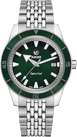 Rado Captain Cook Swiss Automatic Watch 42 mm, Green, Automatic Watch on Amazon.ae - Price Tracker