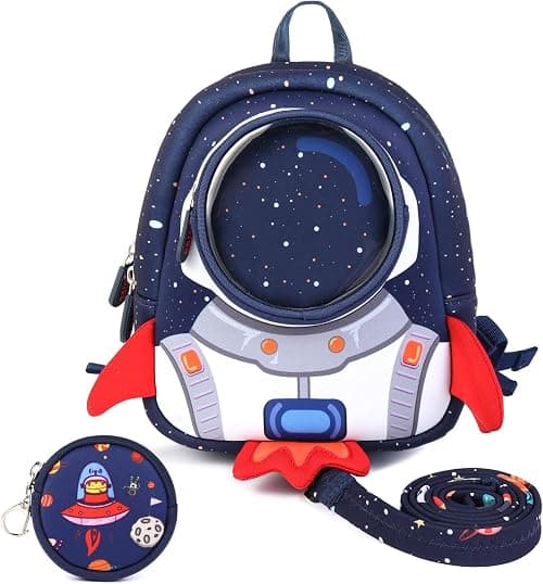 Lightweight Toddler Backpack with Safety Leash for Kids Boys Girls by Neoprene for Preschool Travel School (1-6 Years) on Amazon.ae - Price Tracker