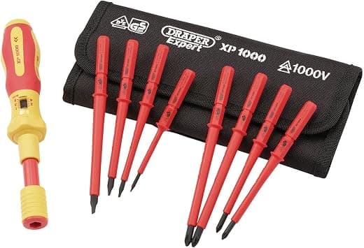 Draper XP1000 9 Piece Torque Screwdriver Set | VDE Dual Insulated Interchangeable Blade | Electrical Tool Driver Set | Hand Tools Set | 65372 on Amazon.ae - Price Tracker