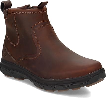Skechers RESMENT-KORVER CHELSEA BOOT SIDE ZIP mens Hiking Boot على Amazon.ae - متتبع الأسعار