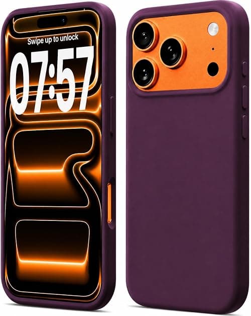 TR-PLANET Case for iPhone 17 Pro Cover, Liquid Silicone Rubber Soft Back Cover, Shockproof Slim Thin Anti-Scratch Phone Case for iPhone 17 Pro, Maroon on Amazon.ae - Price Tracker