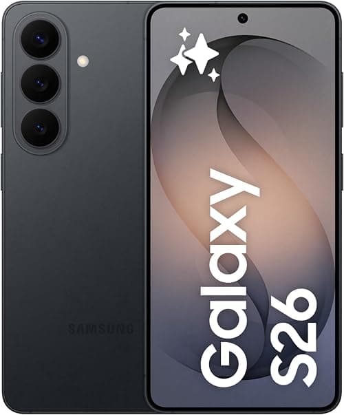 Samsung Galaxy S26 Black, 256GB Storage, AI Phone, 12GB RAM, Customized AP, Photo Assist, 50MP Camera, 4300mAh Battery (UAE Version) on Amazon - Best Deal Finder