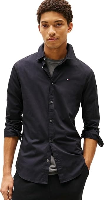 Tommy Jeans Mens Original Stretch Slim Fit Shirts on Amazon.ae - Price Tracker