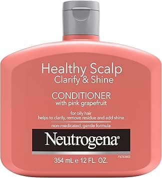 Neutrogena Exfoliating Healthy Scalp Clarify & Shine Conditioner for Oily Hair and Scalp, Anti-Residue Conditioner with Pink Grapefruit, Paraben & Phthalate-Free, Color-Safe, 12oz on Amazon.ae - Price Tracker