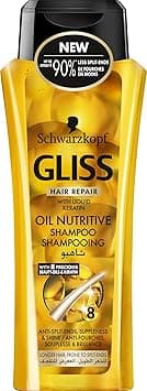 Schwarzkopf Gliss Hair Repair with Liquid Keratin Oil Nutritive Shampoo, 250ml on Amazon.ae - Price Tracker